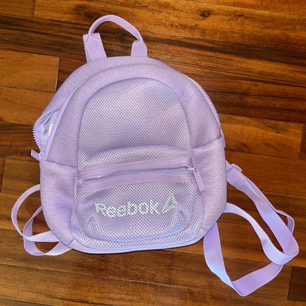 Lilac Reebok mini backpack